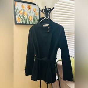 Black large coat never worn like new